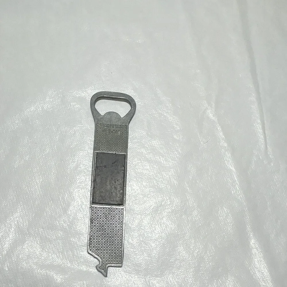 JASO BIG TEX Metal Beer Bottle Opener Made in Canada Breweriana